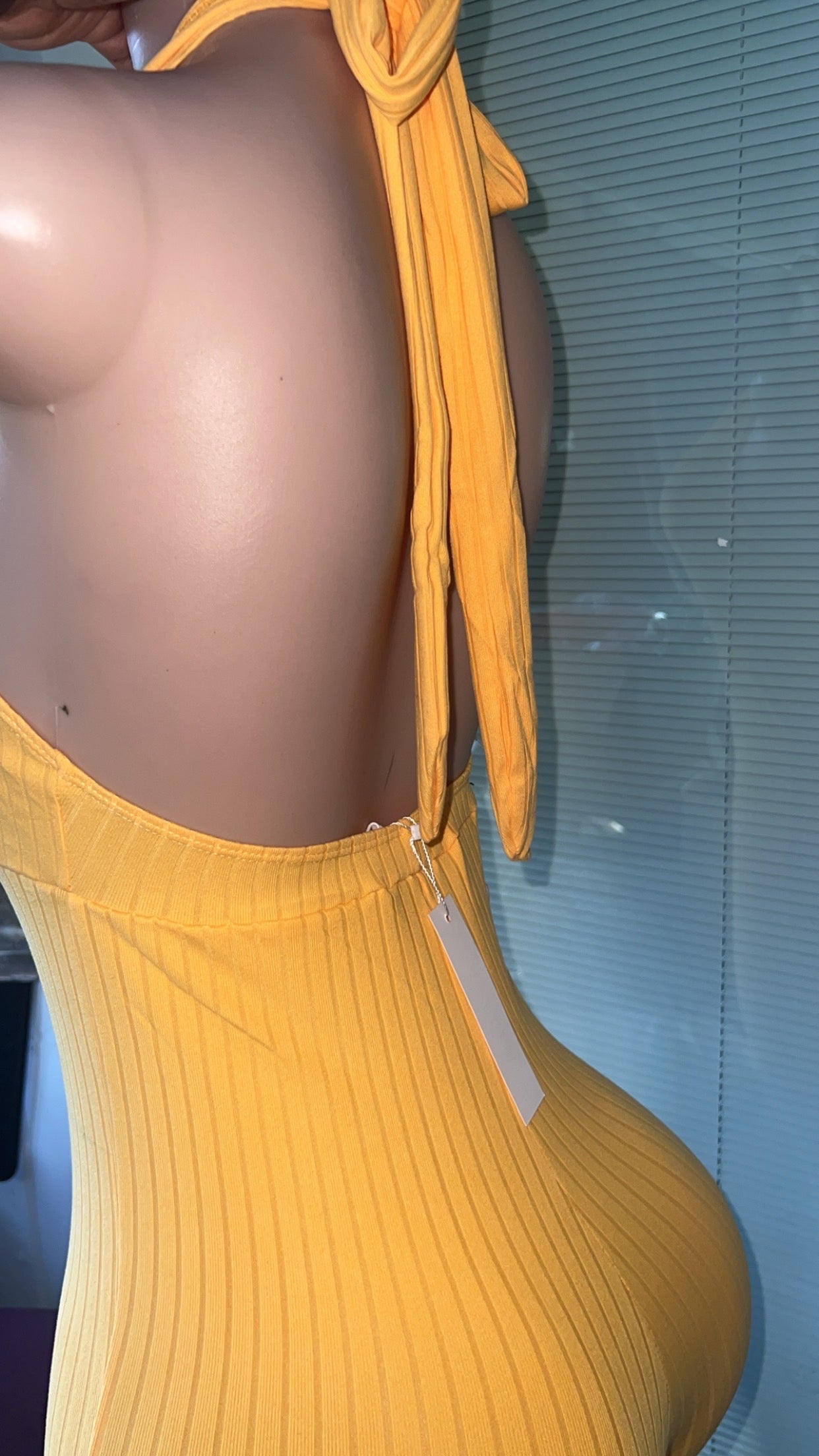Neck Tie Romper