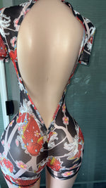 Load image into Gallery viewer, See Through Chinese Romper
