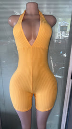 Load image into Gallery viewer, Neck Tie Romper
