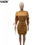 Load image into Gallery viewer, Brown Girl Skirt Set
